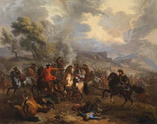 Reitergefecht da época da Guerra Espanhola de Sucessão